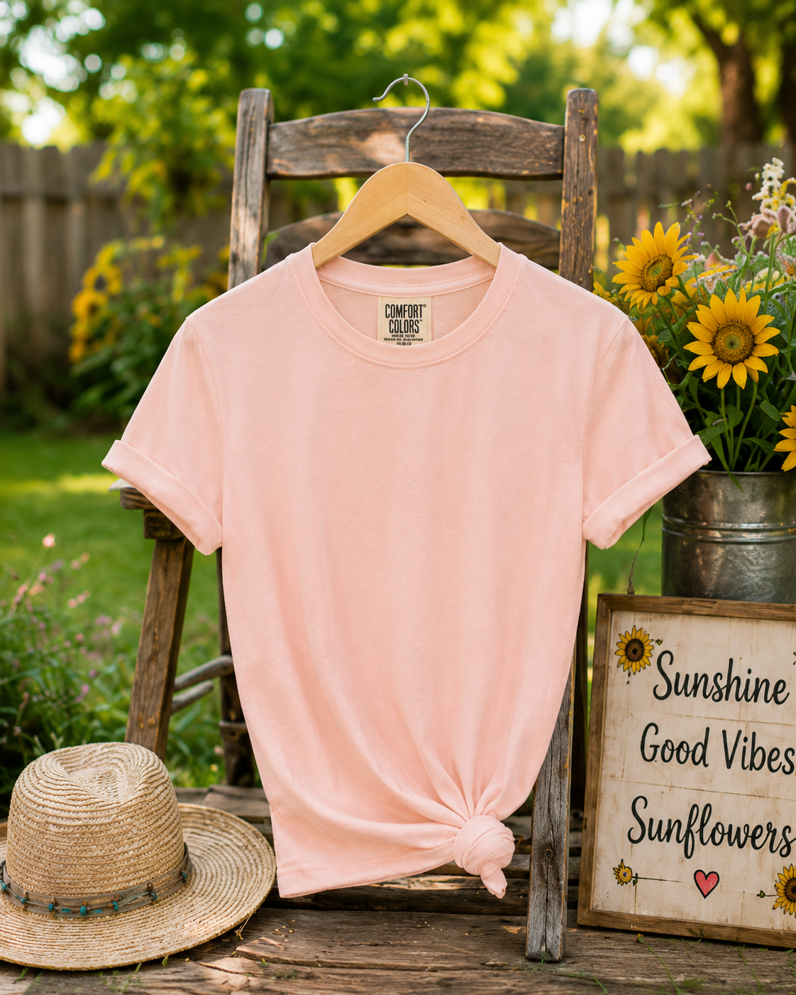 Sunflowers & Smiles Custom Tees