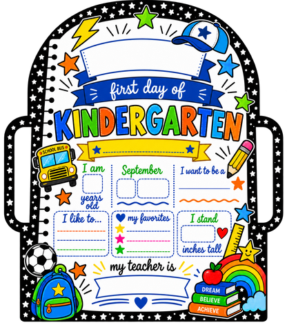 Personalized First &  Last Day of School Boards