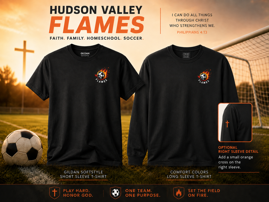 Hudson Valley Flames TShirt- Adult