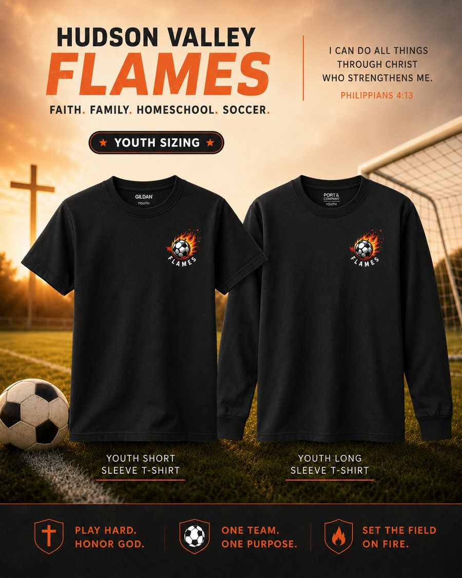 Hudson Valley Flames TShirt- Youth Sizes