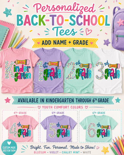 Back to School- Sprinkles Grade Tee