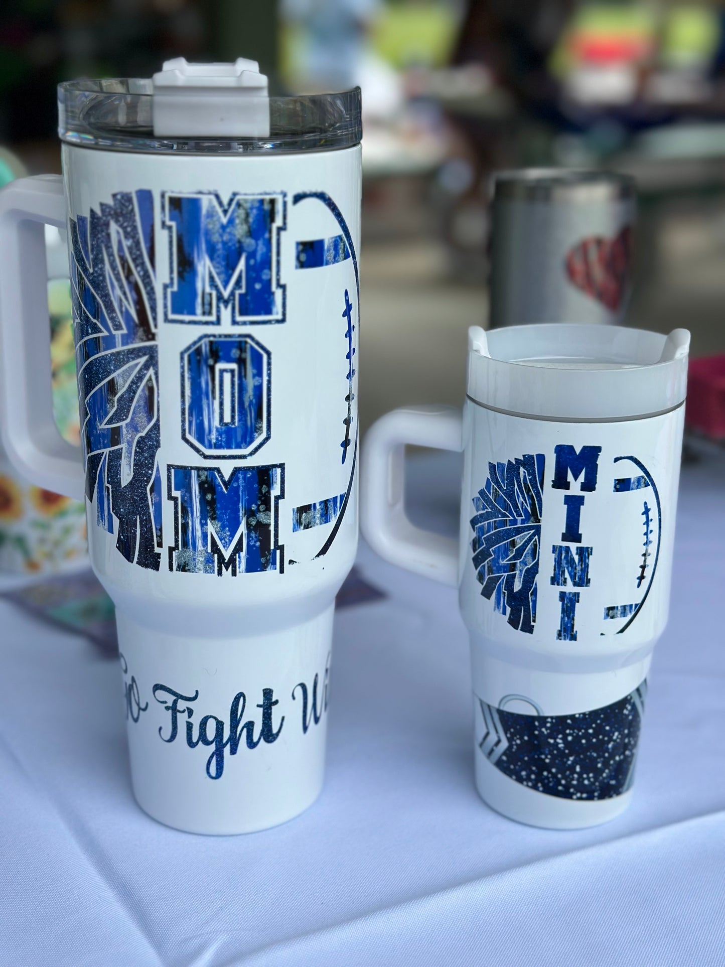 Matching Mommy and Me Tumblers-Cheer Edition!