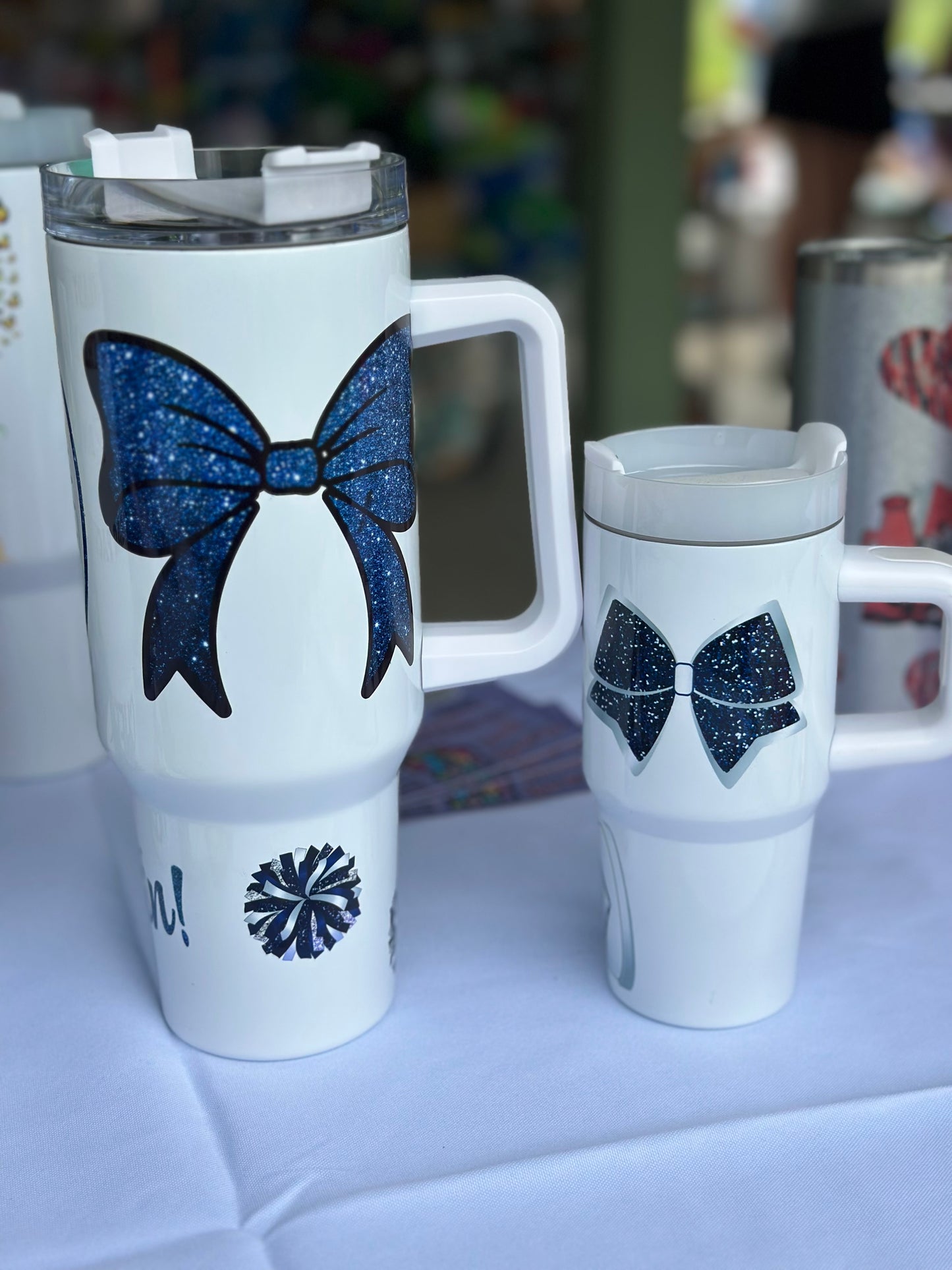 Matching Mommy and Me Tumblers-Cheer Edition!