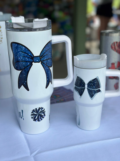 Matching Mommy and Me Tumblers-Cheer Edition!