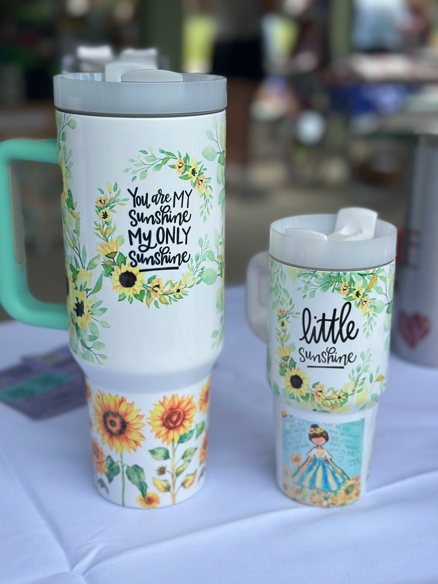 Matching Tumblers  Mommy & Me-Sip. Smile. Sparkle. Together.