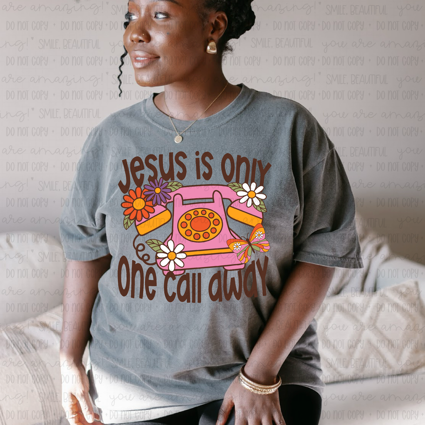 Jesus is Only one Call Away- TShirt, Tank or Hoodie
