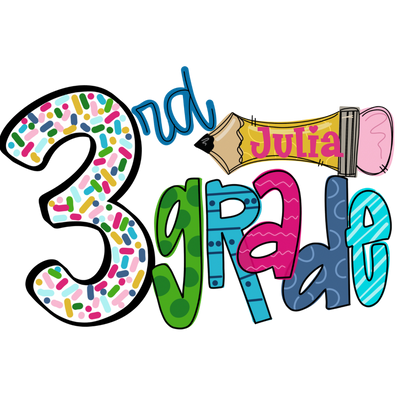 Back to School- Sprinkles Grade Tee