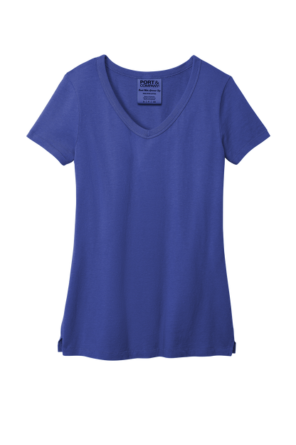 Women's Beach Washed  V-Neck T-Shirt