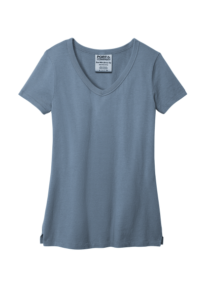 Women's Beach Washed  V-Neck T-Shirt