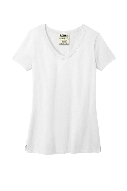Women's Beach Washed  V-Neck T-Shirt