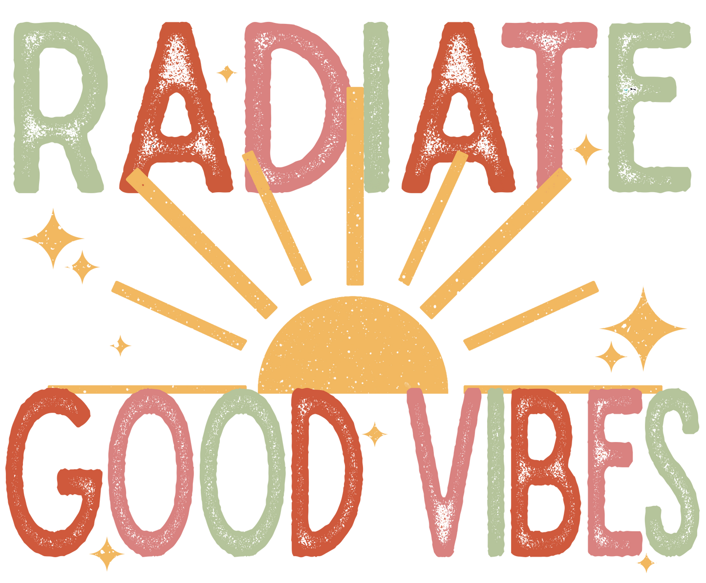 Radiate Good Vibes- TShirt, Tank or Hoodie