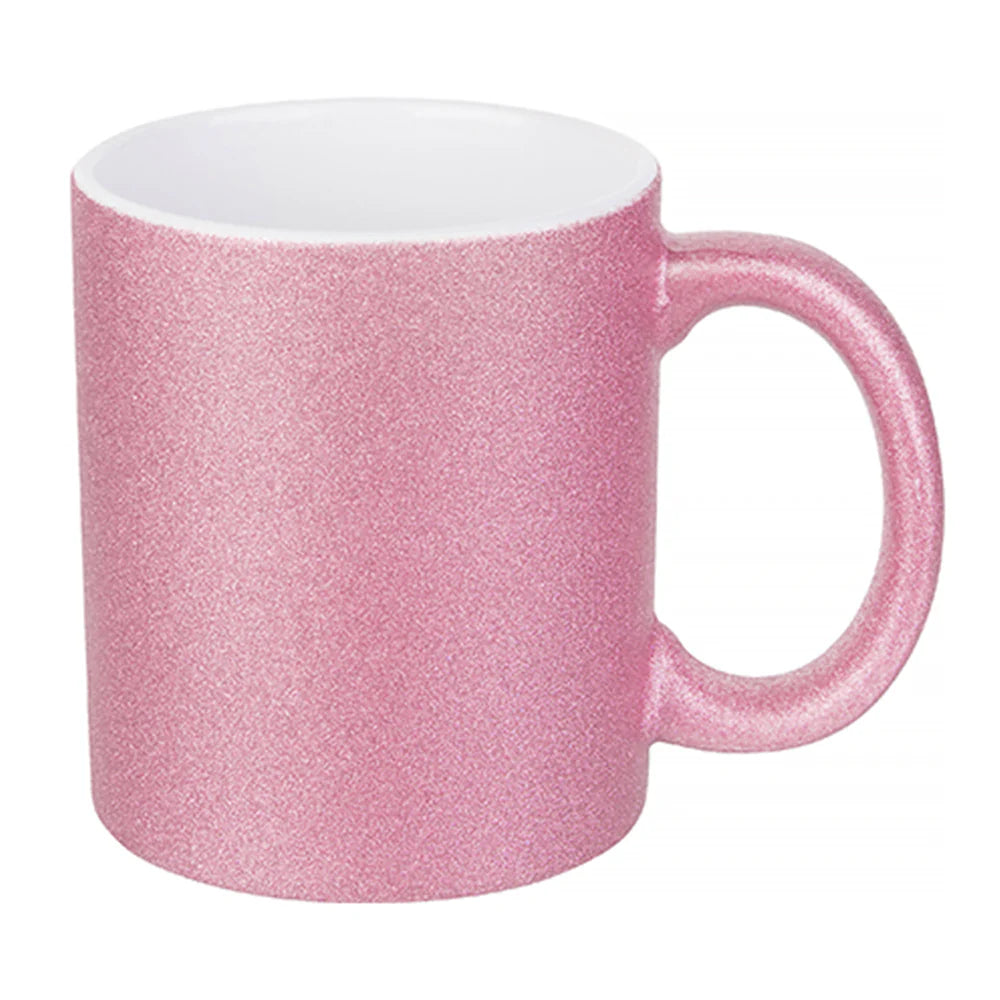 Pink Glitter Mug