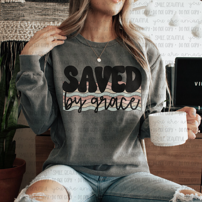 Saved by Grace- TShirt, Tank or Hoodie