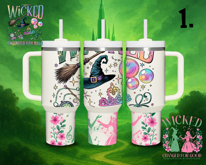 40 oz Wicked 2 For Good Tumbler – Choose your Design!