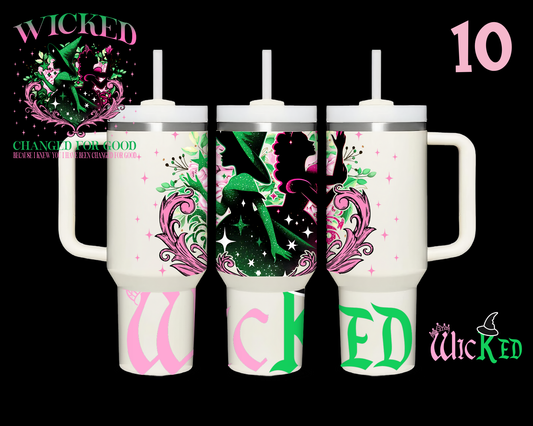 40 oz Wicked 2 For Good Tumbler – Choose your Design!