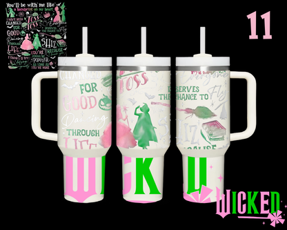 40 oz Wicked 2 For Good Tumbler – Choose your Design!