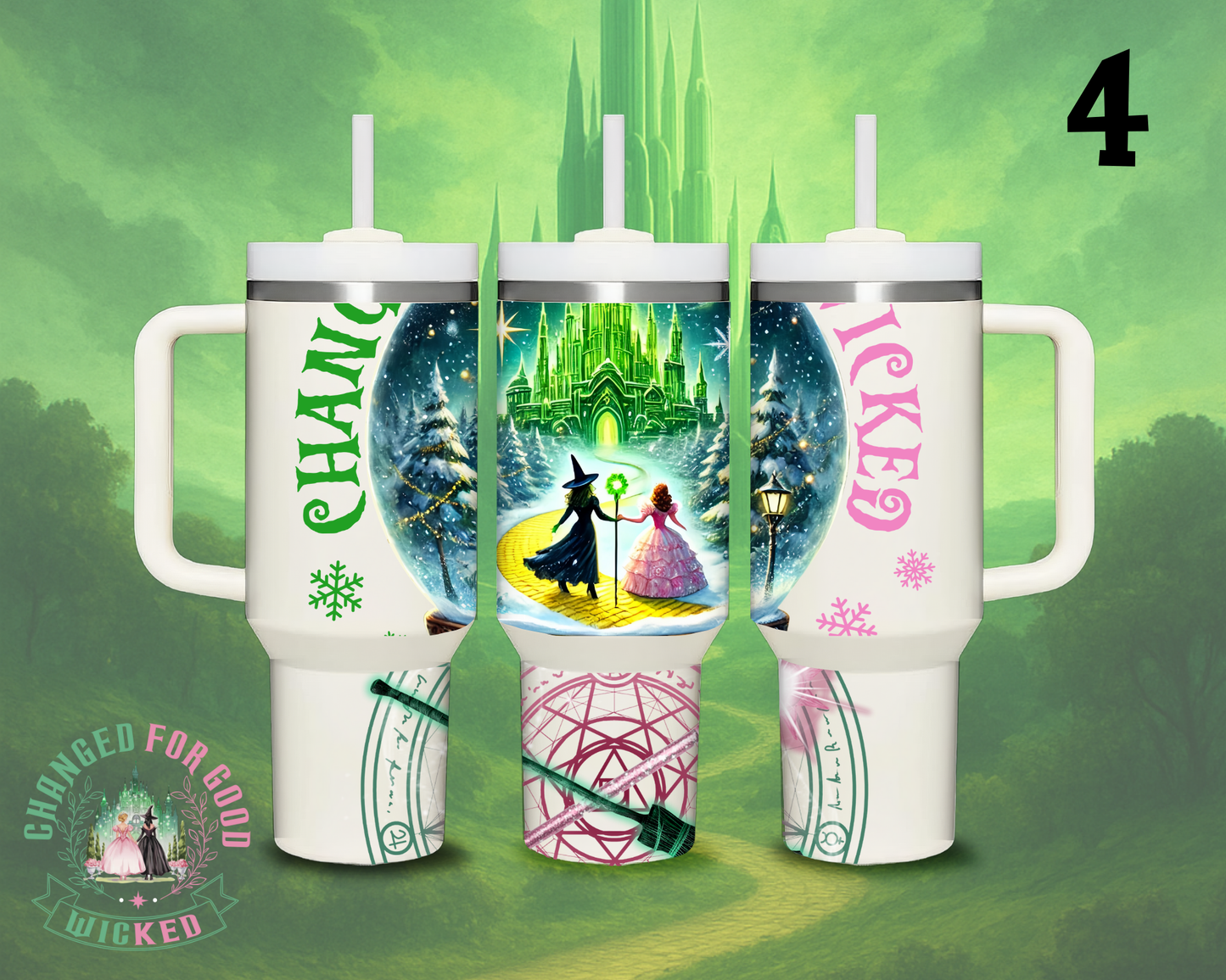 40 oz Wicked 2 For Good Tumbler – Choose your Design!