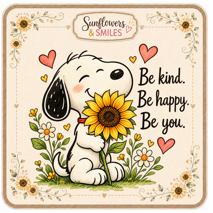 Snoopy & Sunflowers Custom Tees