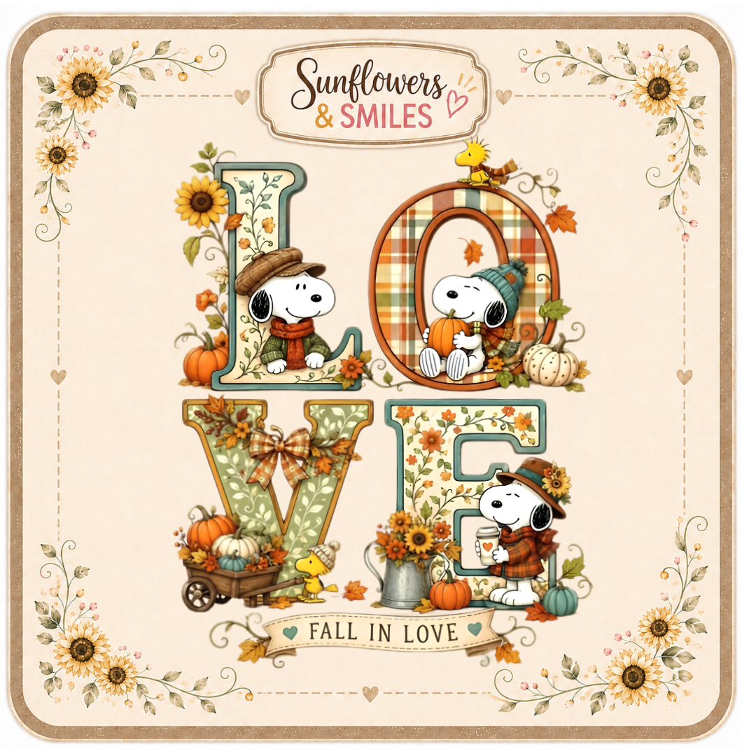 Snoopy & Sunflowers Custom Tees