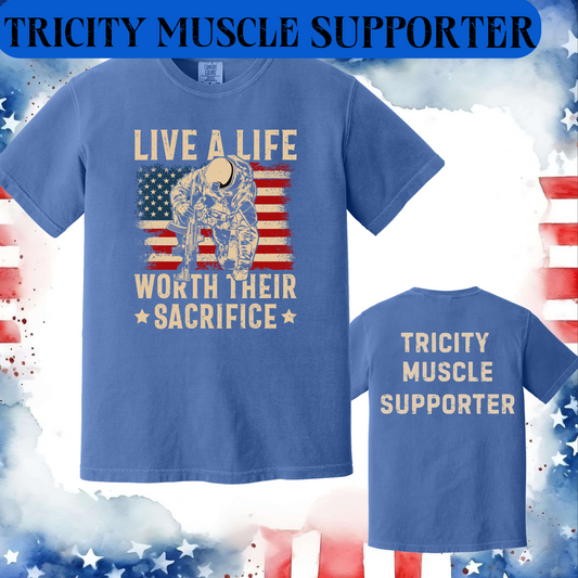 Live a life worth their sacrifice  Short Sleeve TShirt