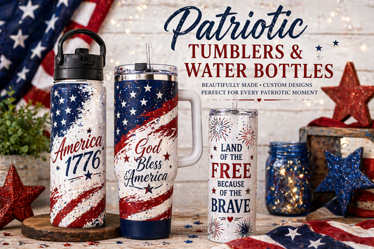 Celebrate America- Patriotic Tumblers