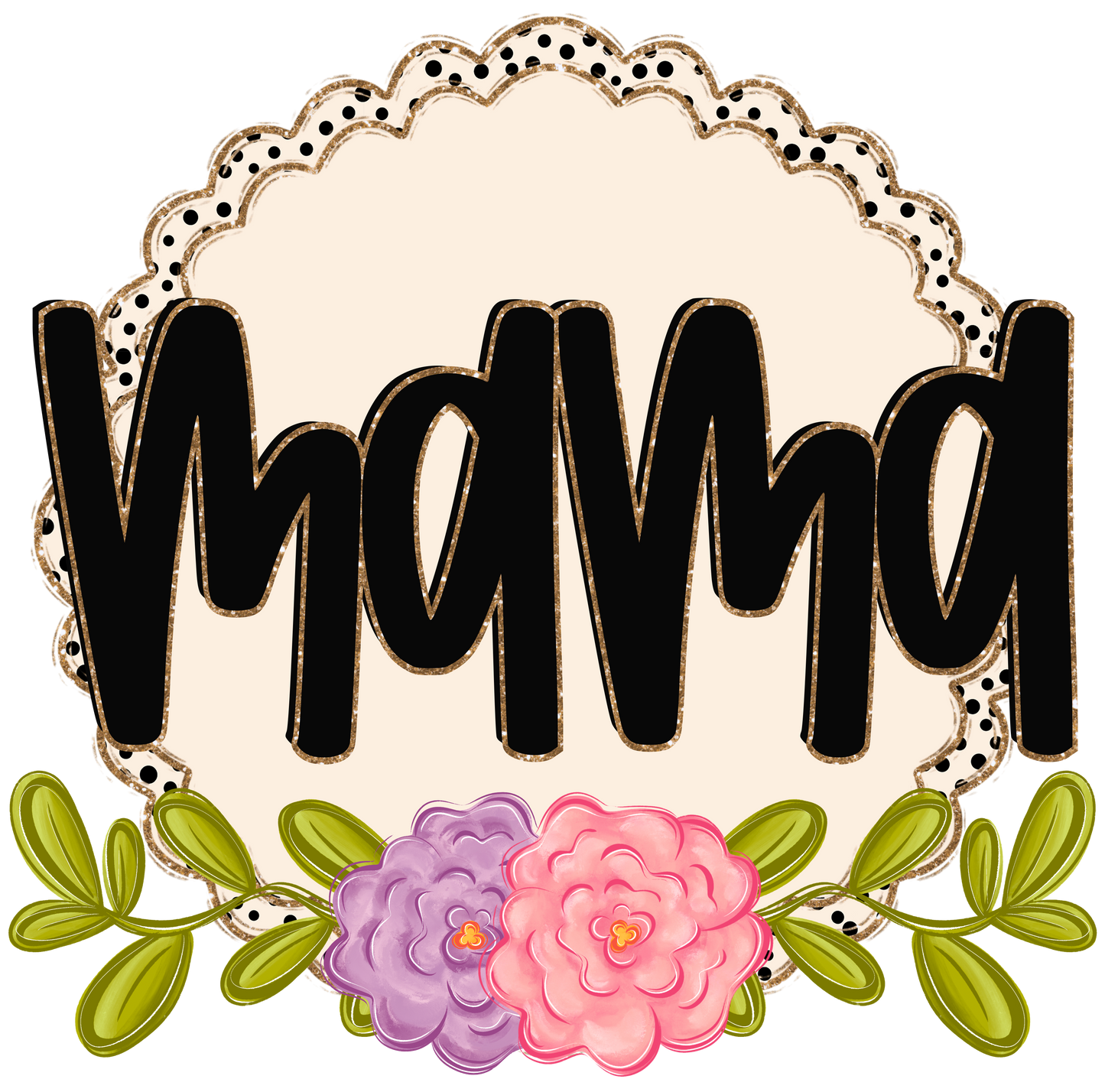 Personalized Design: Spring Name Floral (Choose your product) Mimi/Nana/Mom/Grandma, etc.