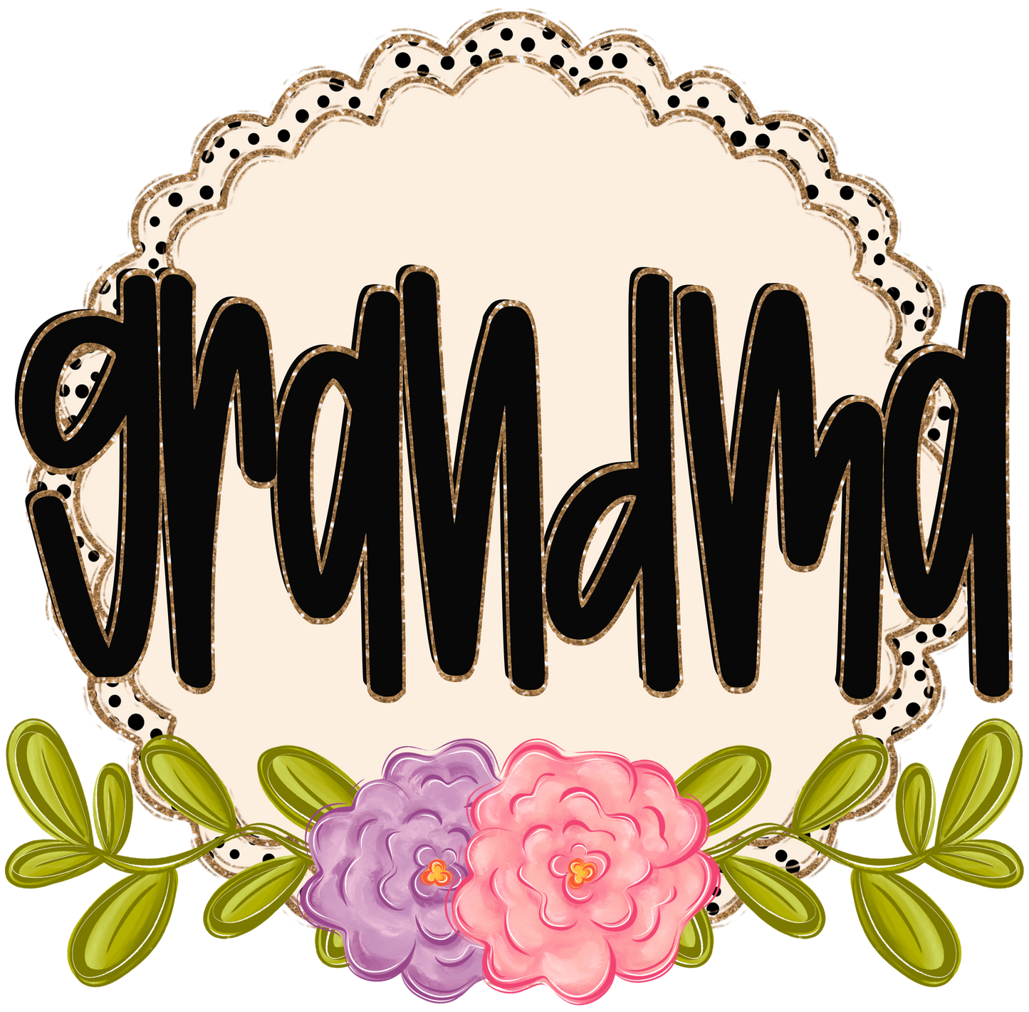 Personalized Design: Spring Name Floral (Choose your product) Mimi/Nana/Mom/Grandma, etc.