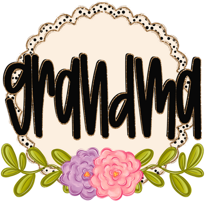 Personalized Design: Spring Name Floral (Choose your product) Mimi/Nana/Mom/Grandma, etc.