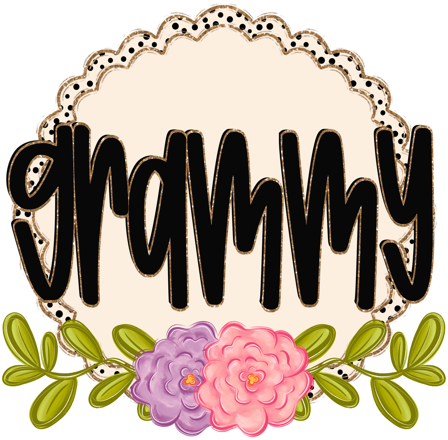 Personalized Design: Spring Name Floral (Choose your product) Mimi/Nana/Mom/Grandma, etc.