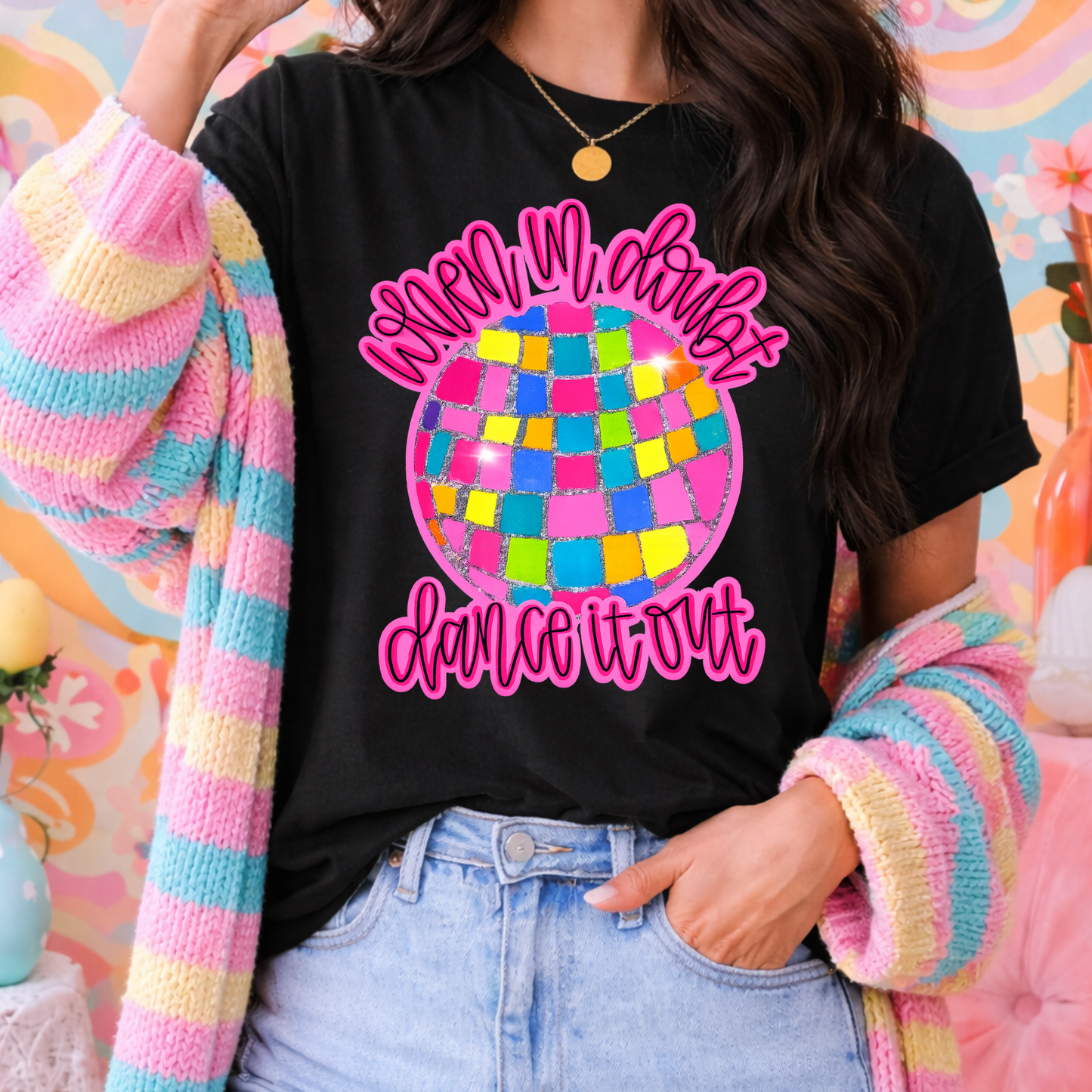 When in Doubt Dance it Out - TShirt, Tank or Hoodie