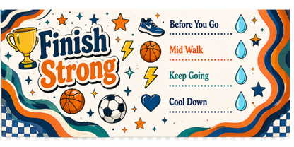 Finish Strong Custom Hydration Tumbler