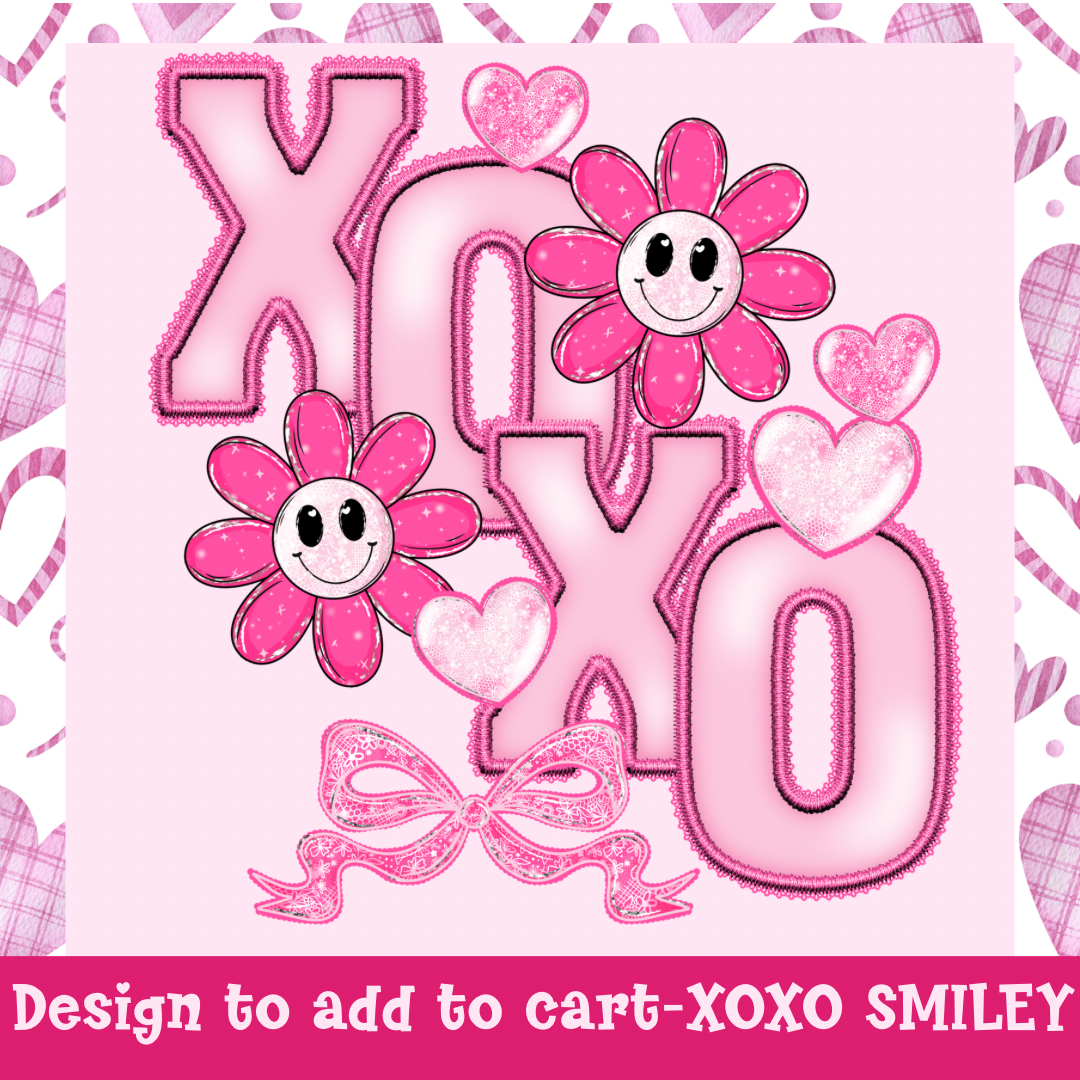 Design only-XOXO Smiley
