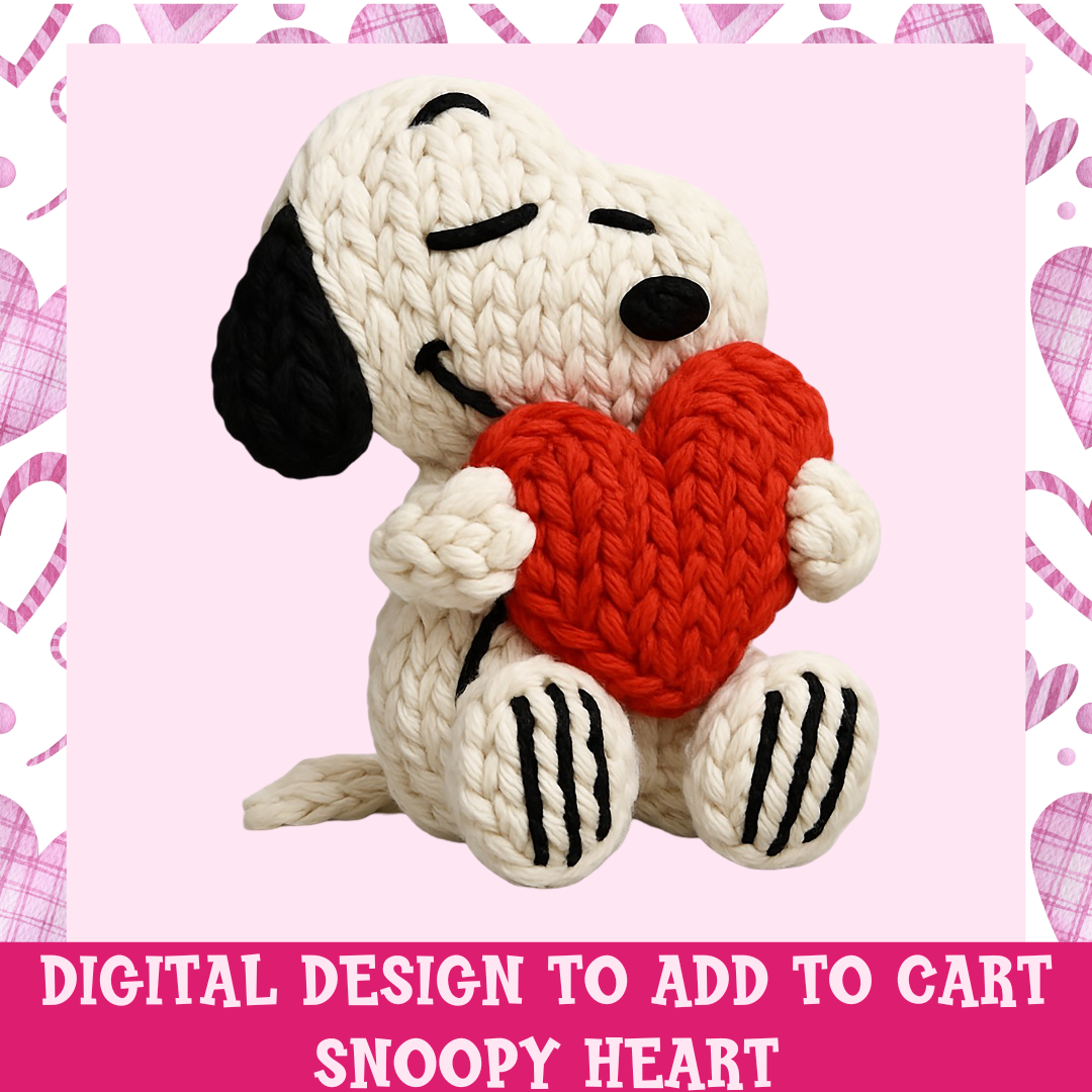 Design only- Snoopy Heart