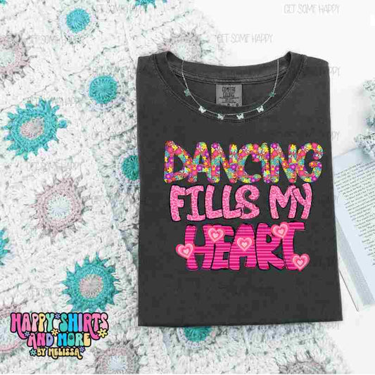 Dancing fills my heart  -Digital design