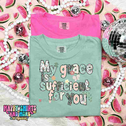 My grace is sufficient for you  -Digital design