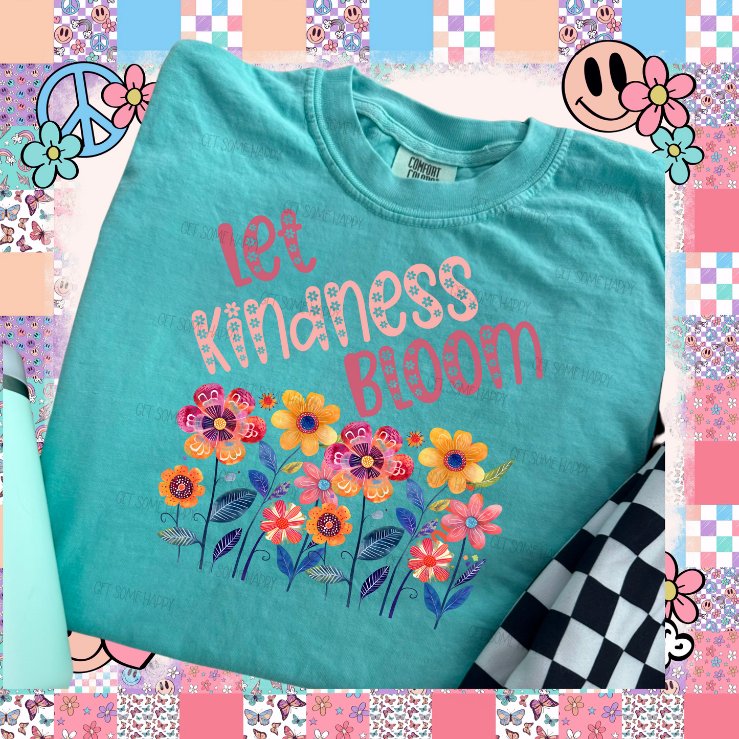 Let  Kindness Bloom T Shirt-Unisex or Women's V Neck