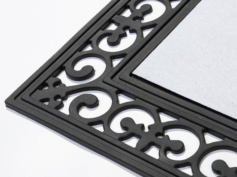 Welcome Mats with interchangeable custom inserts