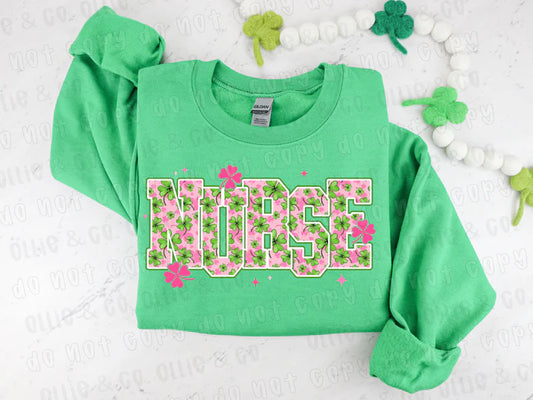 Lucky Nurse Pink and Green- T-Shirt, Tank, Hoodie or Tote Bag