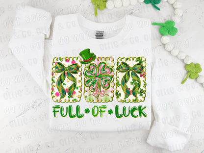 Full of Luck- T-Shirt, Tank, Hoodie or Tote Bag