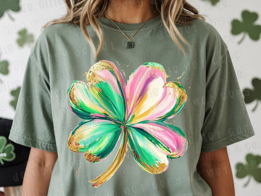 Lucky Clover-T-Shirt, Tank, Hoodie or Tote Bag