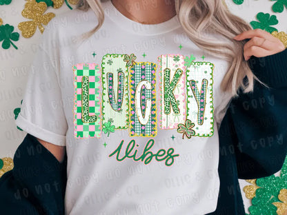 Lucky Vibes- T-Shirt, Tank, Hoodie or Tote Bag