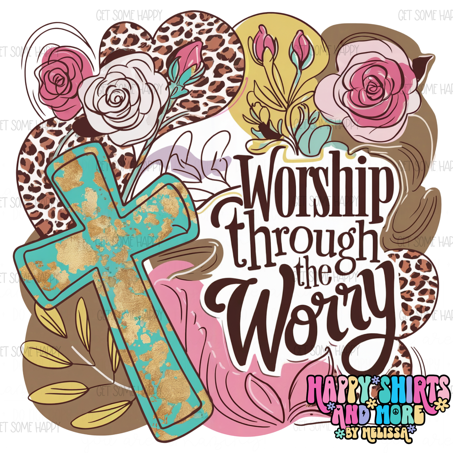 Worship Through The Worry - TShirt, Tank or Hoodie